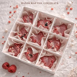 Набор сердец RUBY 9 шт.